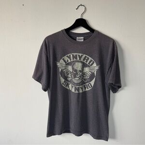 Lynard Skynard Hanes 50/50 Gray Tee M